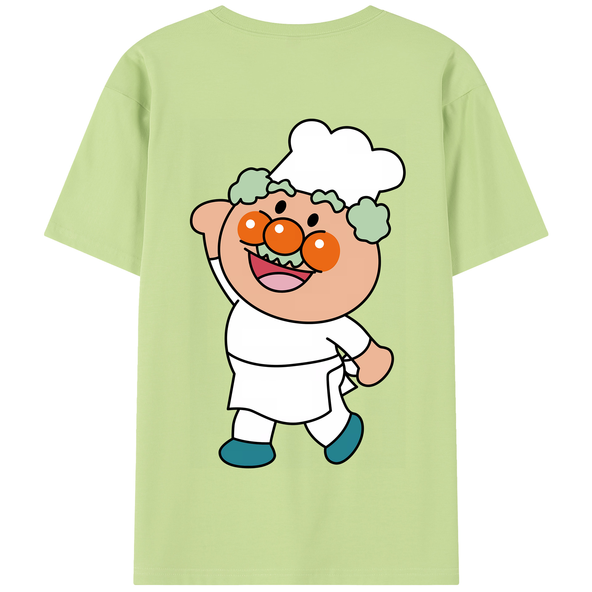 （画像用） アンパンマン Anpanman 綿100％半袖Tシャツ（背面プリント）